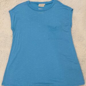 Light Blue Pocket Tee