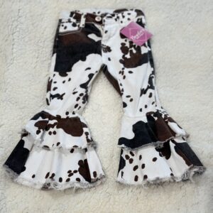 Girls Cow Print Bells