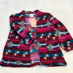 Girls Aztec Cardigan