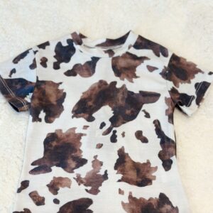 Girls Cowprint Top