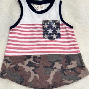 Girls Stars & Stripes Tank